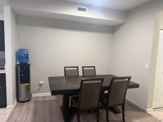 Shared dining area