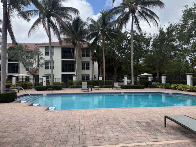 Resort-style pool at the residence