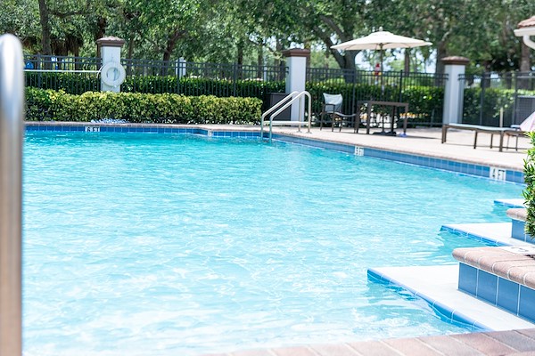 Pool at the Crimson Waters residence